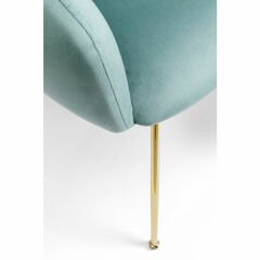 Chair with Armrest Lorena Turquoise Çalışma Sandalyesi