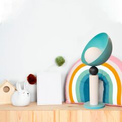 Cosmo Turkuaz Masa Lambası