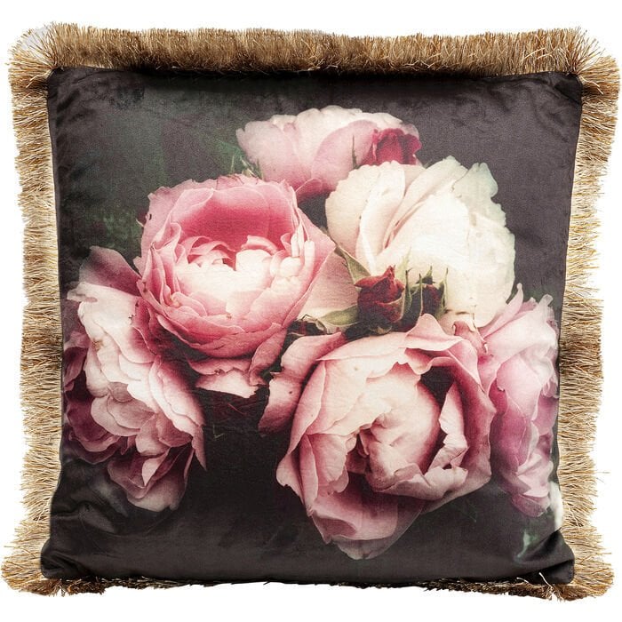 Blush Roses Polyester Kırlent 45x45 cm