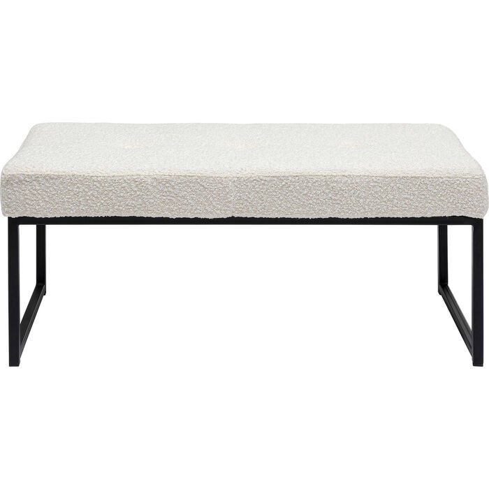 Smart Boucle Cream Black Bench