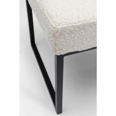 Smart Boucle Cream Black Bench