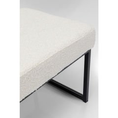 Smart Boucle Cream Black Bench