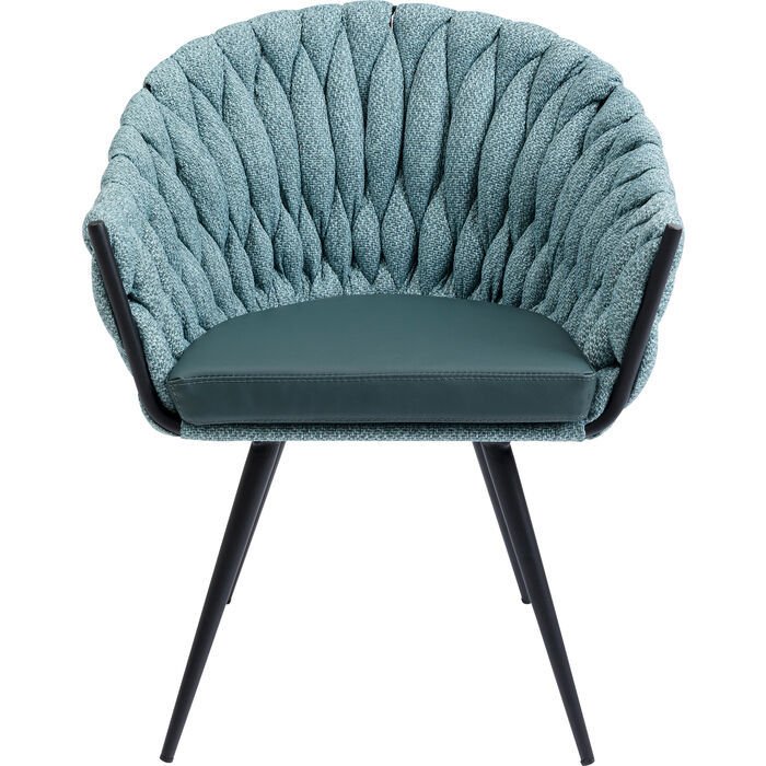Armrest Mavi Yeşil Sandalye