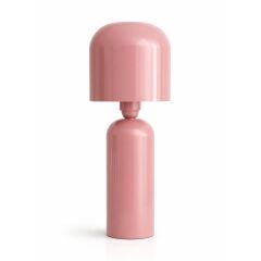 Penta Toz Pembe Gövde Toz Pembe Başlık Dekoratif Abajur
