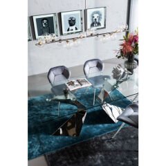 Viva Grey Chrome Çalışma Sandalyesi