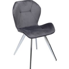 Viva Grey Chrome Çalışma Sandalyesi