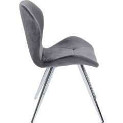 Viva Grey Chrome Çalışma Sandalyesi