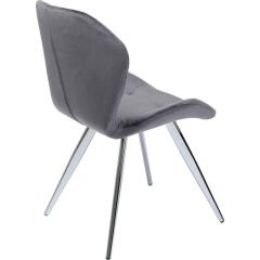 Viva Grey Chrome Çalışma Sandalyesi