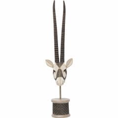 Antelope Head Pearls Dekoratif Obje