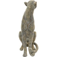 Sitting Leopard Pearls Dekoratif Obje