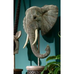 Elephant Head Pearls Dekoratif Obje