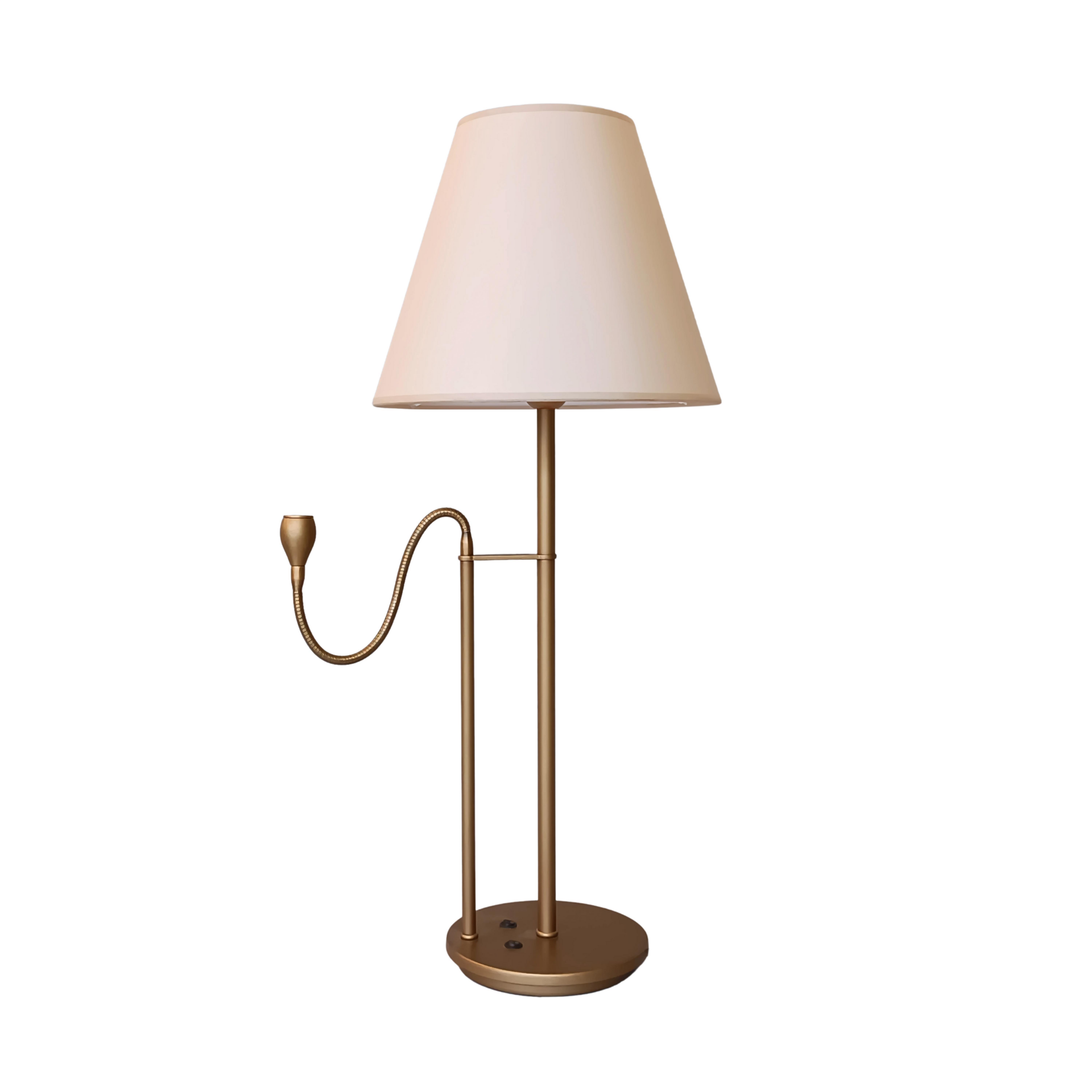 Duetto Eskitme Gold  Okuma Lambalı Abajur