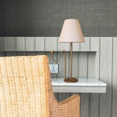 Duetto Eskitme Gold  Okuma Lambalı Abajur