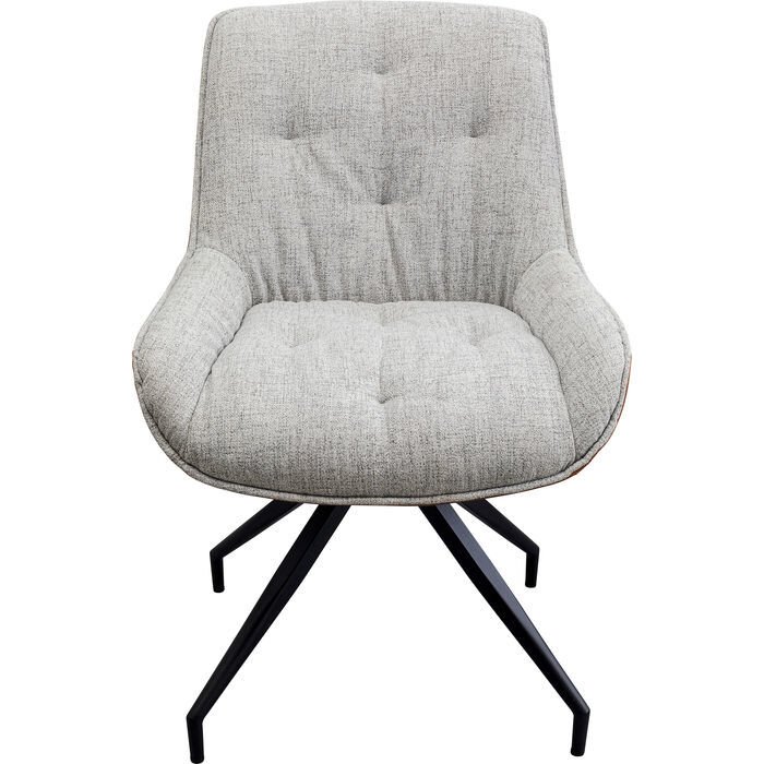 Swivel Chair Lori Grey Brown Berjer