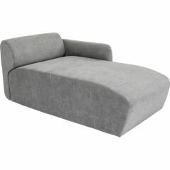 Lucca Ottomane Elements Gri Sağ Köşe Koltuk 90cm