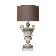 Vesta Beyaz Eskitme Abajur