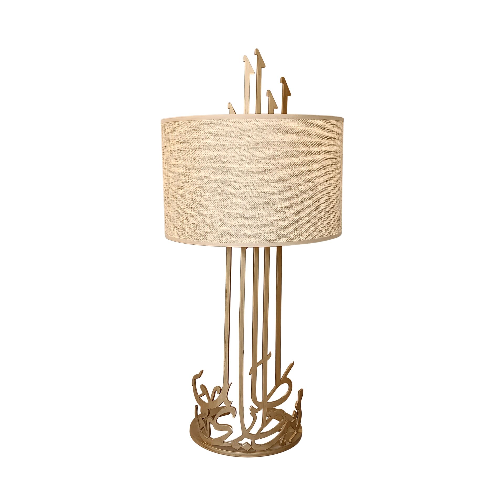 Figure Eskitme Gold Abajur