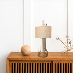 Figure Eskitme Gold Abajur