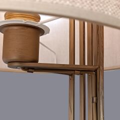 Figure Eskitme Gold Abajur