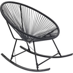 Rocking Chair Acapulco Black Sandalye