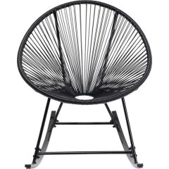Rocking Chair Acapulco Black Sandalye