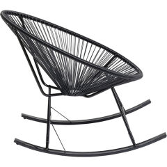 Rocking Chair Acapulco Black Sandalye