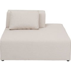Infinity Ottomane Semi Elements Cream Sağ Koltuk 120cm