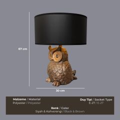 Noctua Kahverengi Abajur