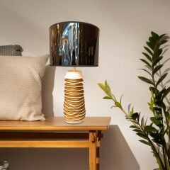 Opulence Krem Gold Abajur