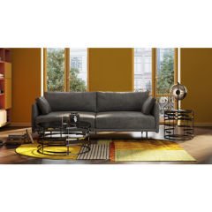 Sofa Edna 3 Seater Grey Kanepe