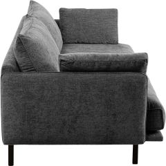 Sofa Edna 3 Seater Grey Kanepe