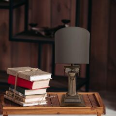 Agora Kahverengi Eskitme Abajur