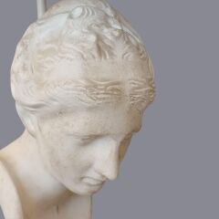 Artemis Beyaz Eskitme Abajur