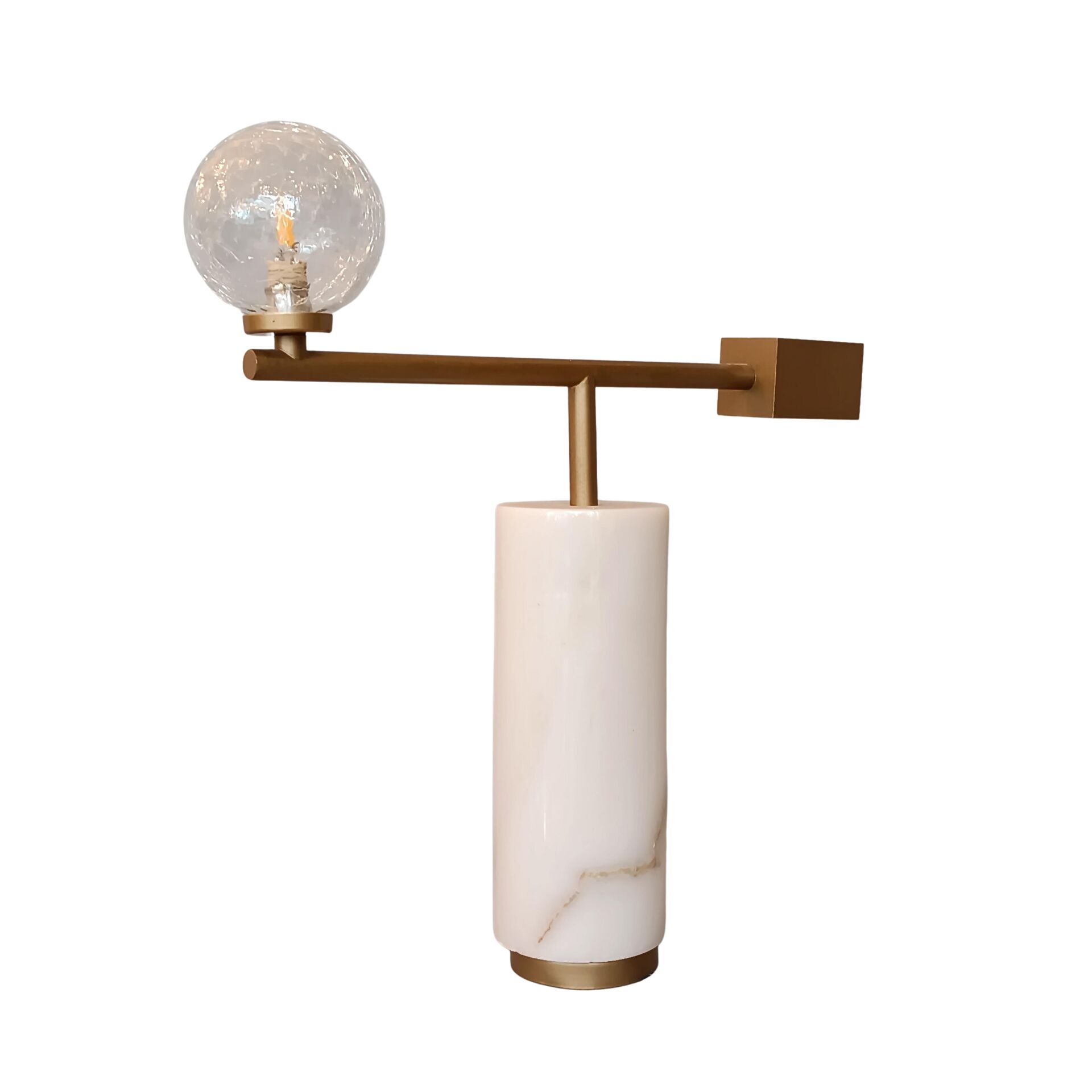 Balance Gold Mermer Masa Lambası