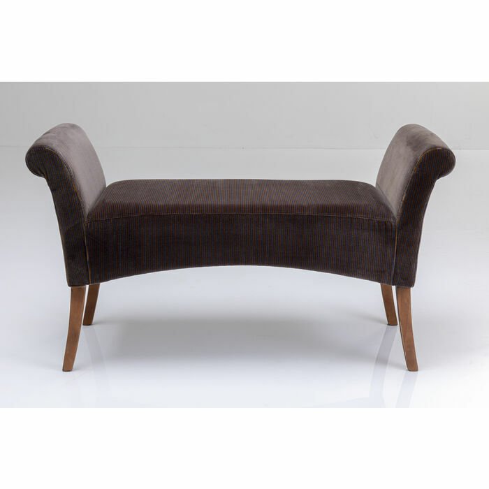 Motley Velvet Brown Bench