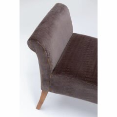 Motley Velvet Brown Bench