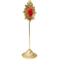Deco Objekt Flaming Heart 31cm