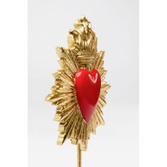 Deco Objekt Flaming Heart 31cm