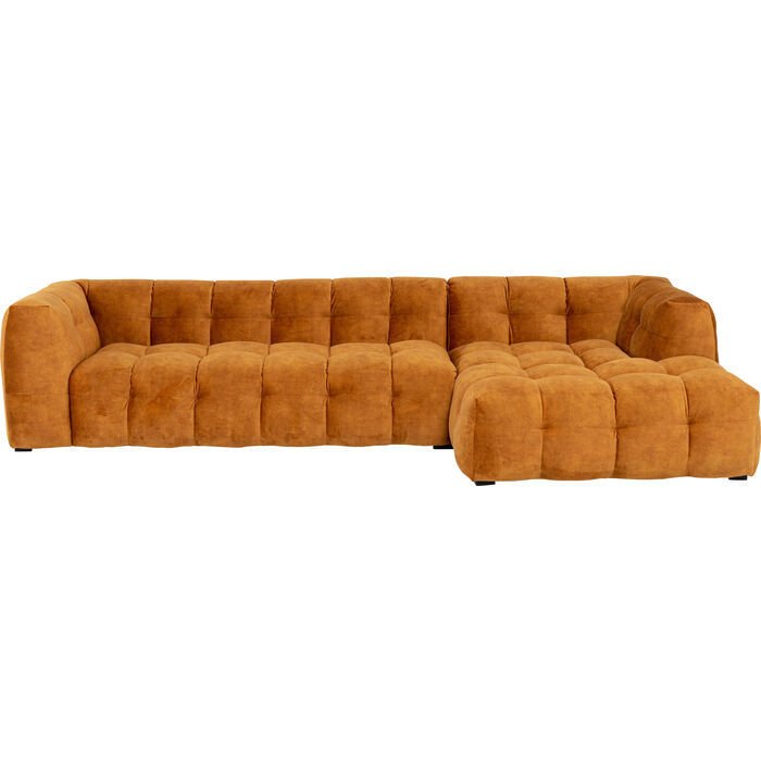 Corner Sofa Salamanca Gold Brown Right Kanepe