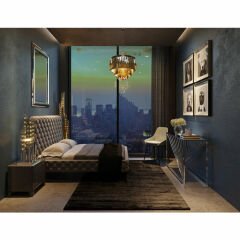Desire High Silver Grey Yatak 180x200 cm