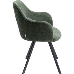 Swivel Armchair Lady Loco Coco Green Berjer