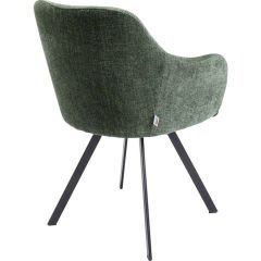 Swivel Armchair Lady Loco Coco Green Berjer