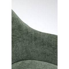 Swivel Armchair Lady Loco Coco Green Berjer