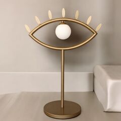 Eyeza Eskitme Gold Masa Lambası