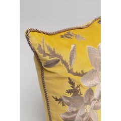 Cushion Lovely Flowers Yellow 60x40cm