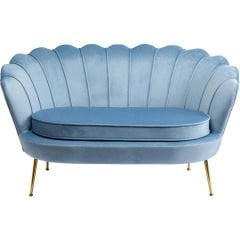 Water Lily 2-Seater Gold Aqua Kanepe