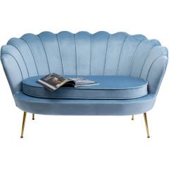Water Lily 2-Seater Gold Aqua Kanepe