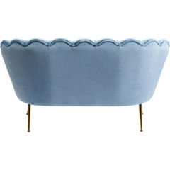 Water Lily 2-Seater Gold Aqua Kanepe