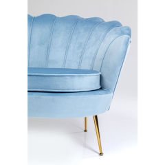 Water Lily 2-Seater Gold Aqua Kanepe
