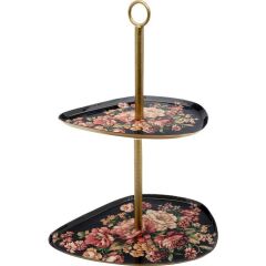 Etagere Wild Roses Due Katlı Kurabiyelik 38cm
